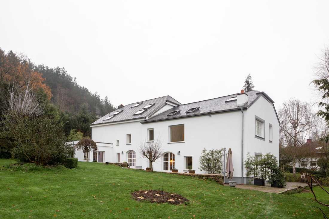 Vue des velux dans une villa familiale