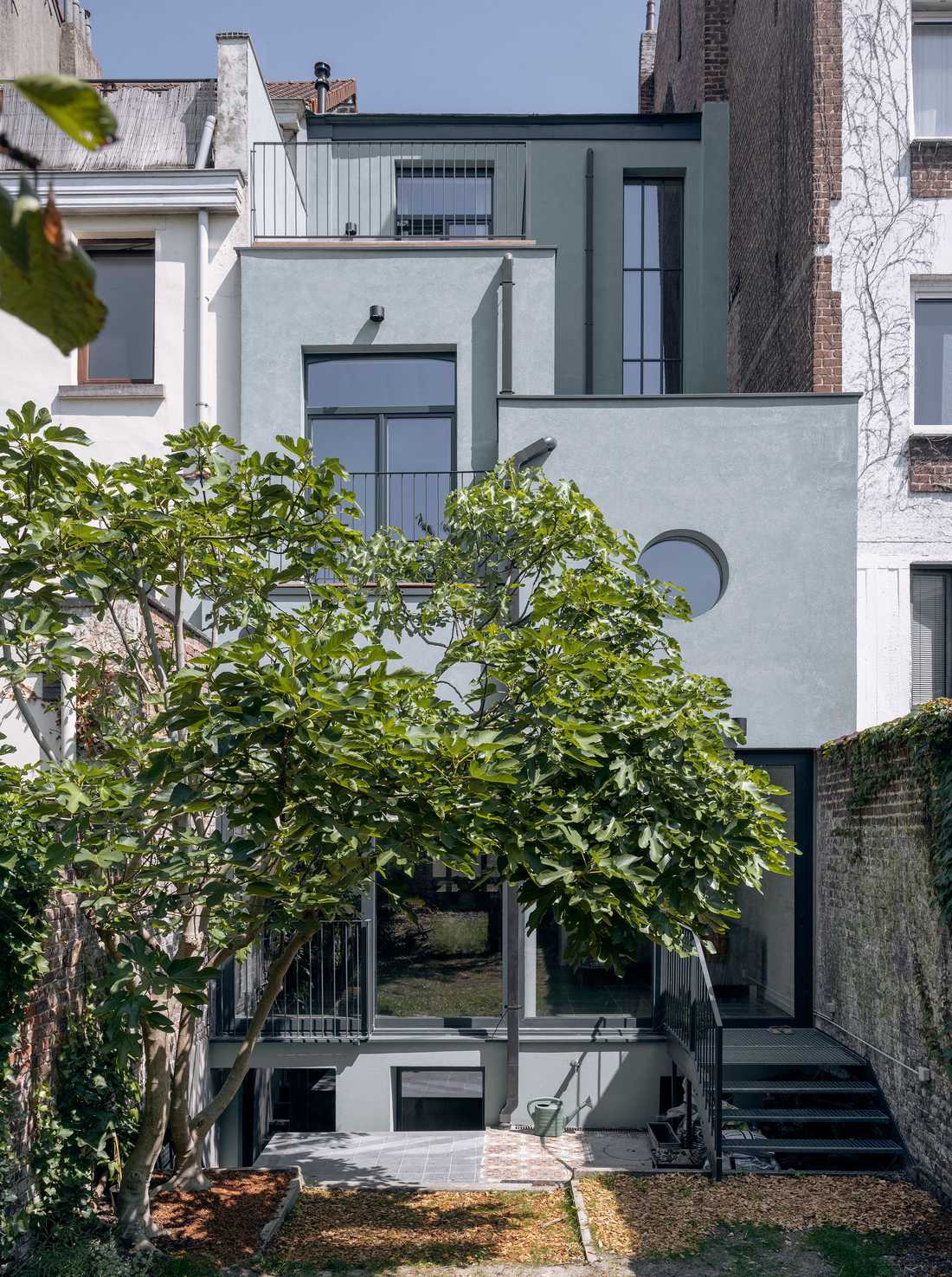 Extension d'une maison de ville mitoyenne par un architecte à Marseille