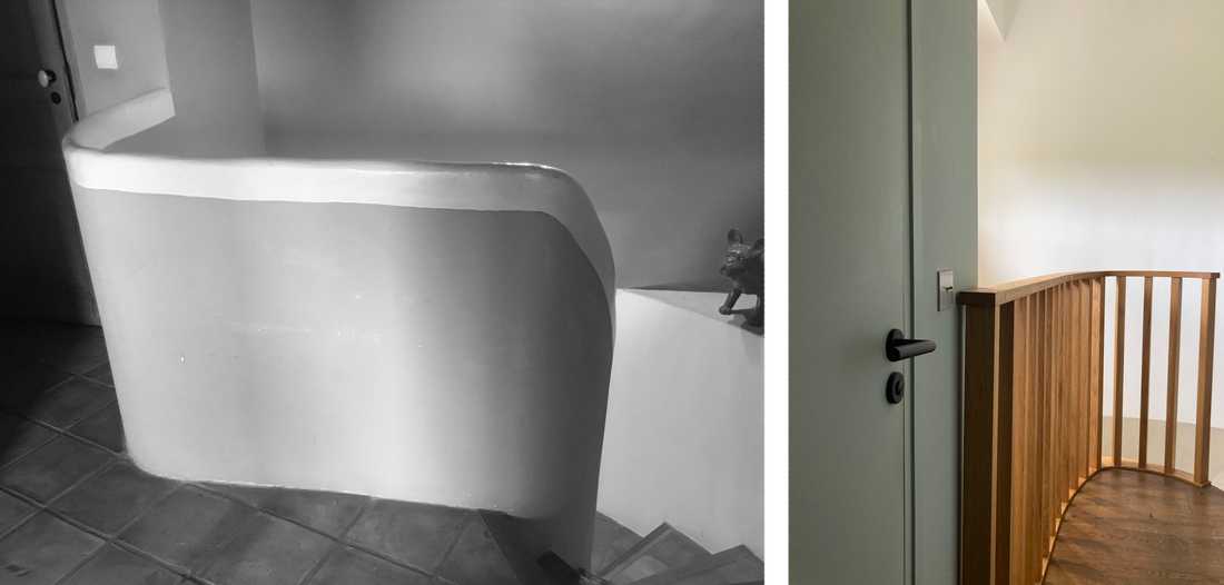 Avant-aprés : Escalier après les travaux de rénovation